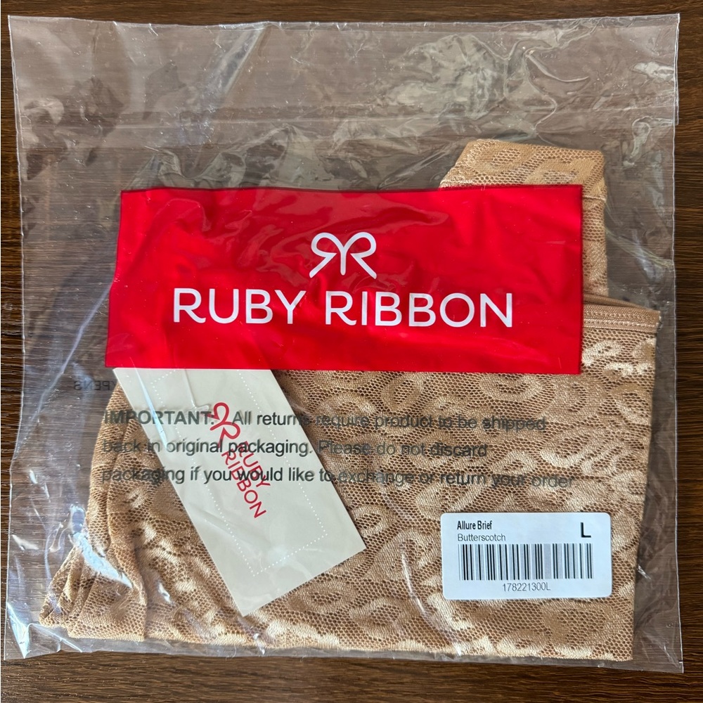 NIB Ruby Ribbon Allure Brief